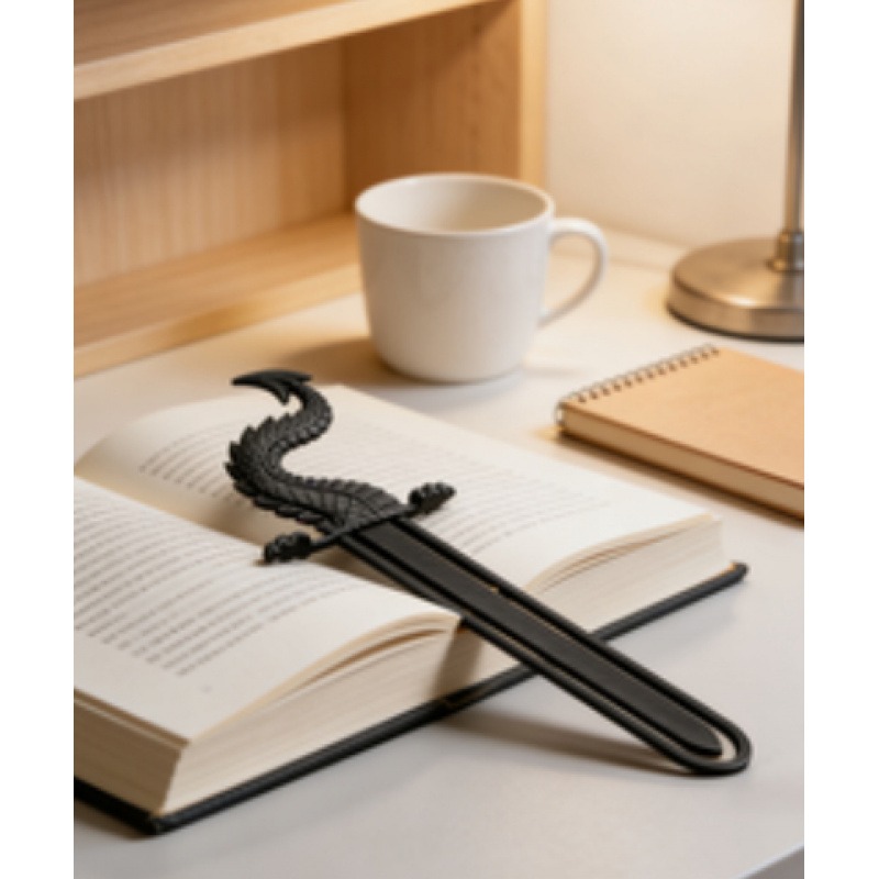 3D Printing Journal - 3D Printed Dragon Tail Bookmark with