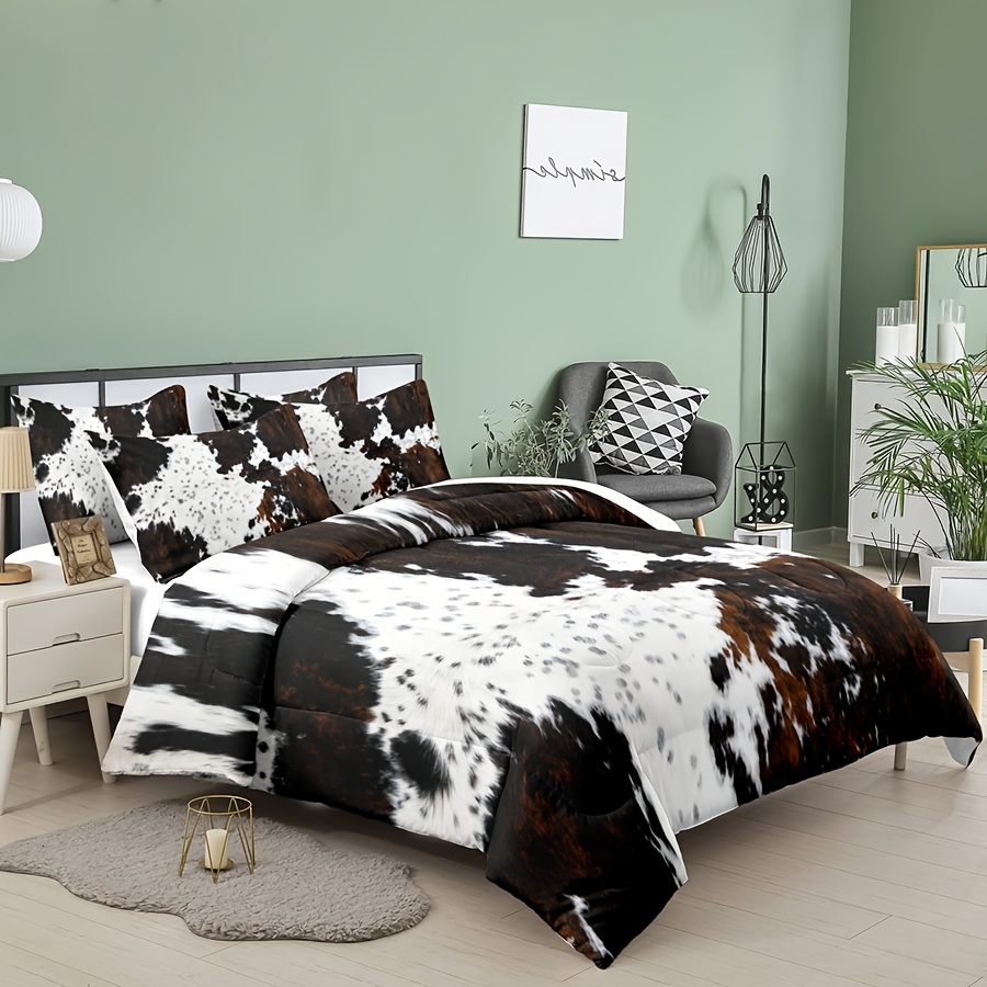 3D Printing Machine - 3D Cow Print Comforter Set –