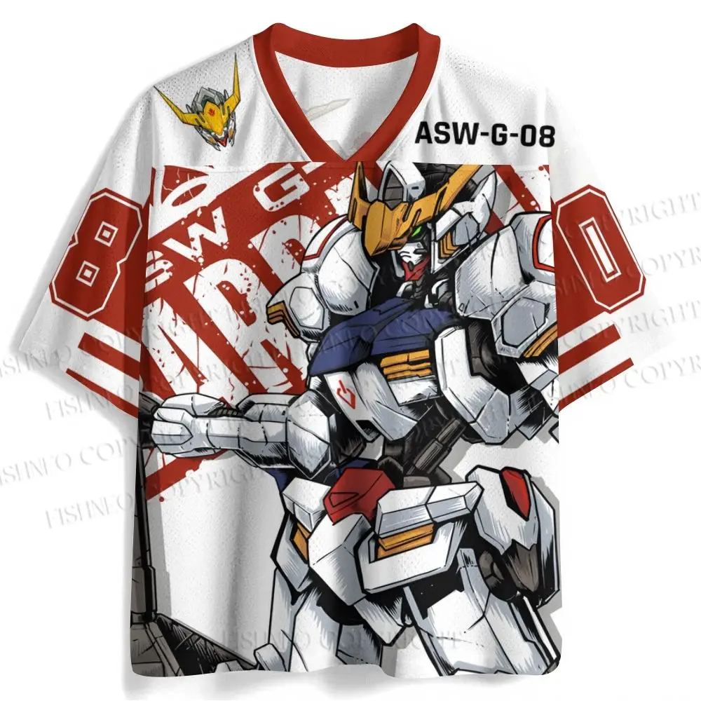 3D Printing Gundam - Men's New Gundam Barbatos Jersey Short