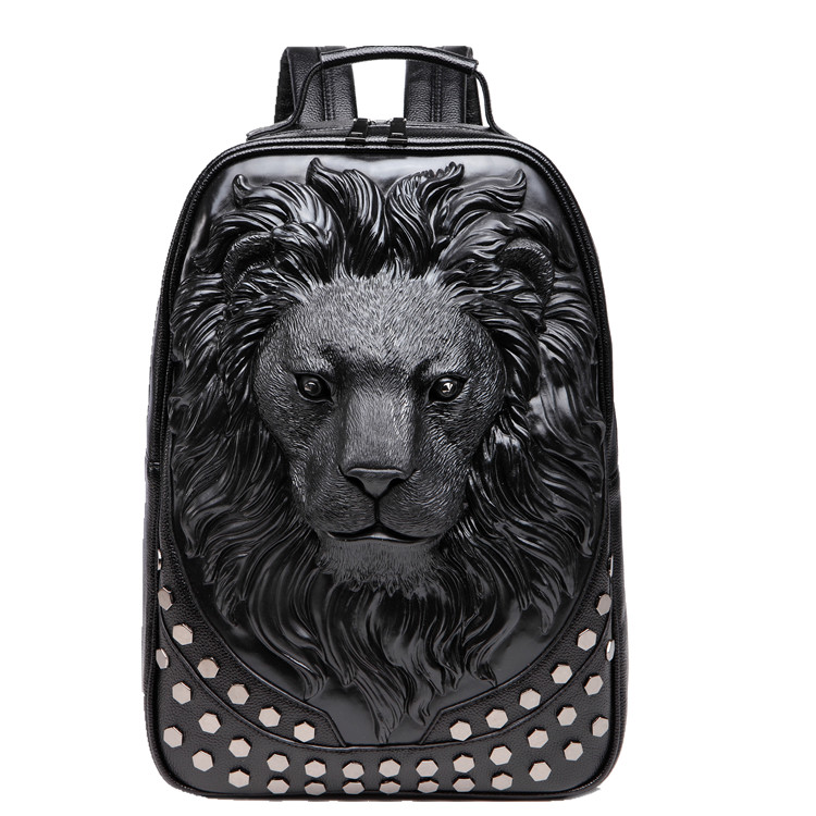 3D Embossed Lion Head Studded  - 3D Printing Link recensie en prijs