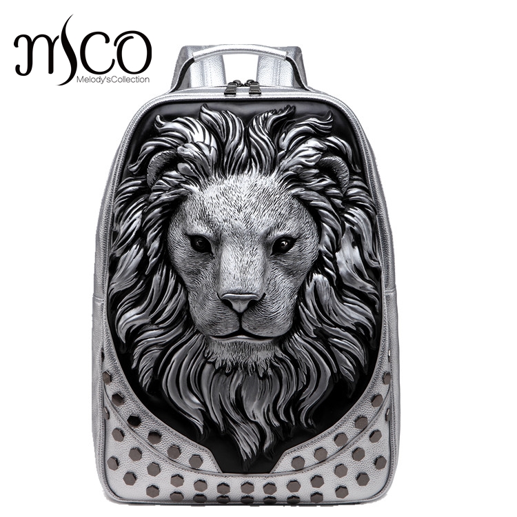 3D Embossed Lion Head Studded  - 3D Printing Link recensie en prijs