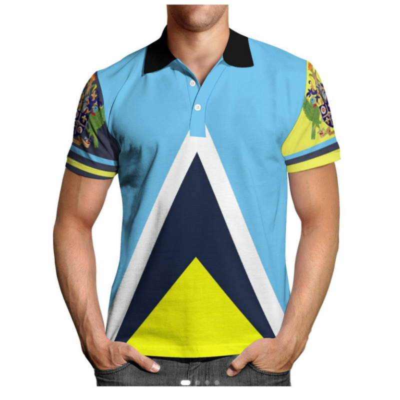 Saint Lucia Polo Shirt Customi - 3D Printing Link recensie en prijs