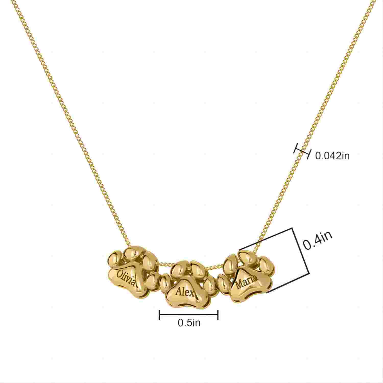 3D Luxury Paw Bracelet Custom  - 3D Printing Link recensie en prijs