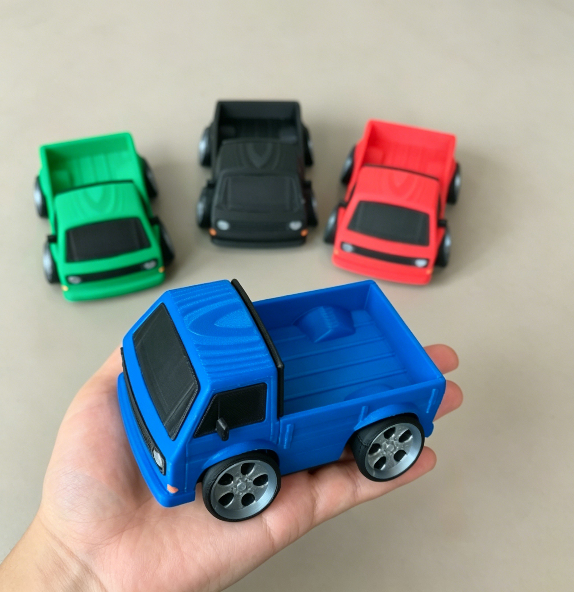 Retro T3 Pickup Truck 3D Print - 3D Printing Diecast Cars recensie en prijs