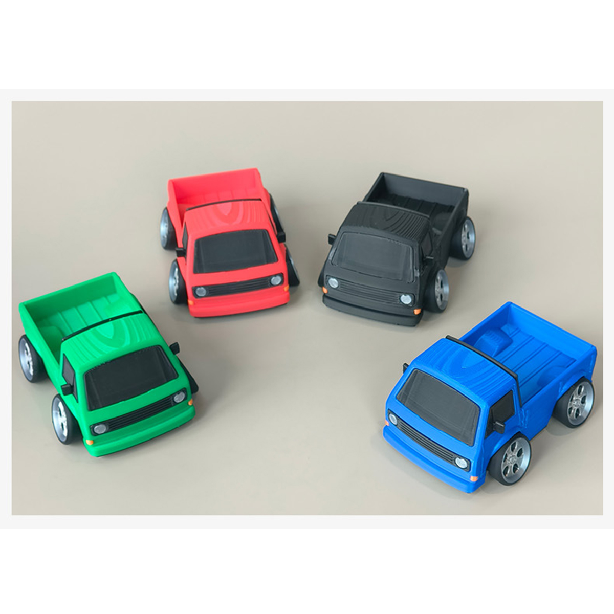 Retro T3 Pickup Truck 3D Print - 3D Printing Diecast Cars recensie en prijs