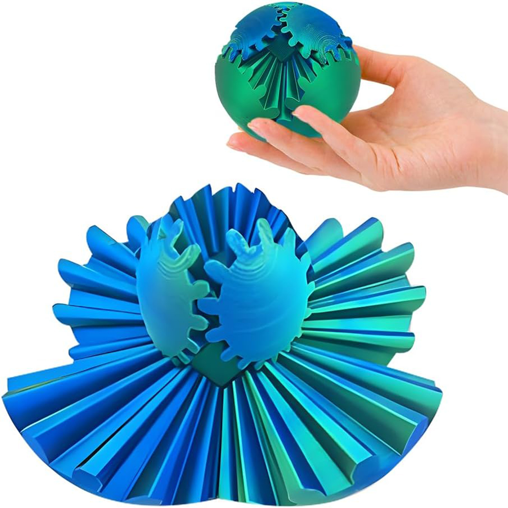 Gear Ball 3D Printed Fidget To - 3D Printing Table recensie en prijs