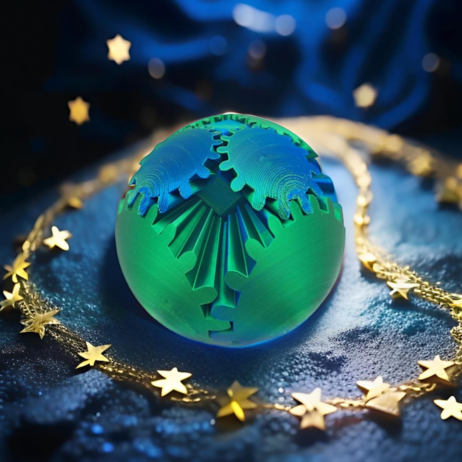 Gear Ball 3D Printed Fidget To - 3D Printing Table recensie en prijs