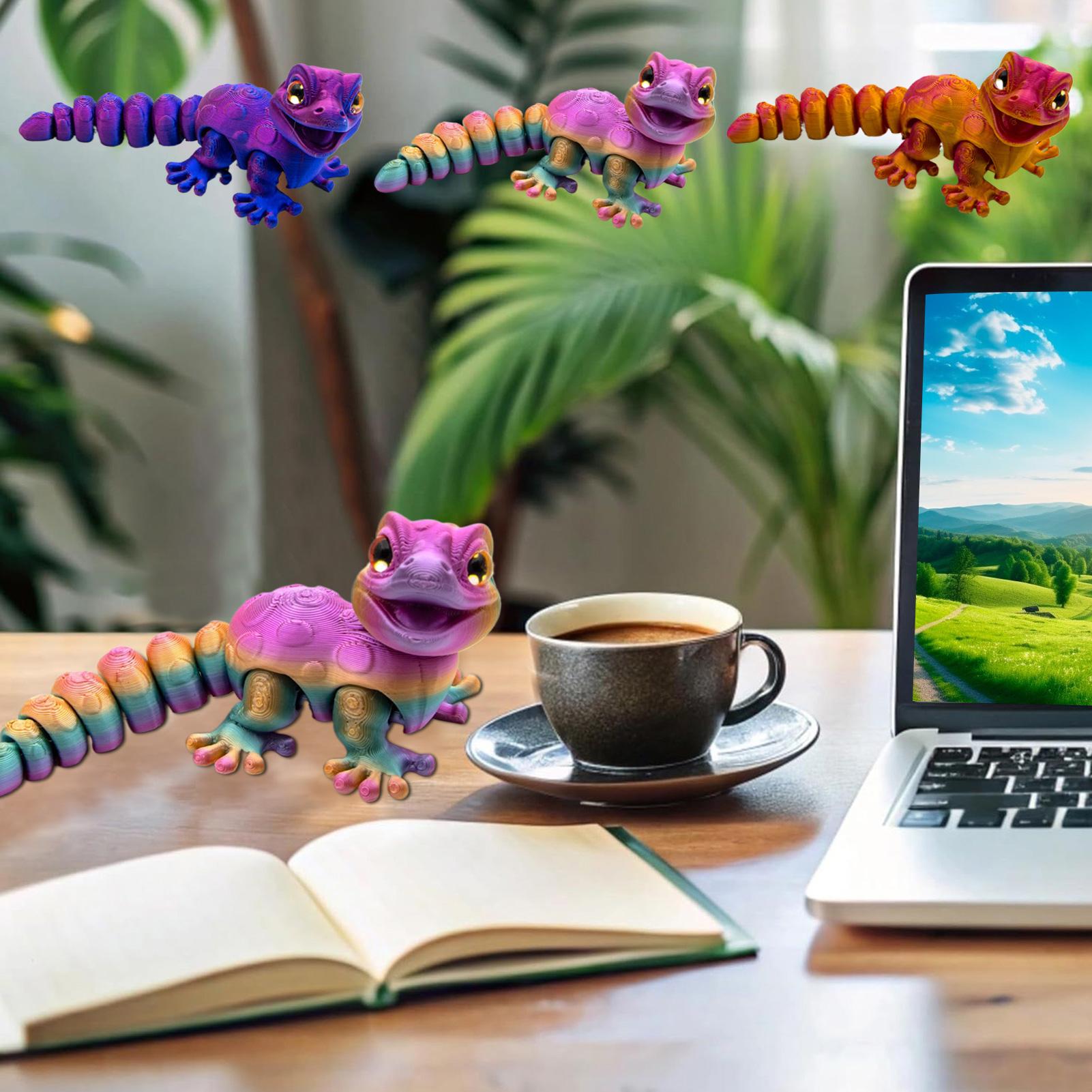 3D Printed Gecko Figurine Liza - 3D Printing Table recensie en prijs