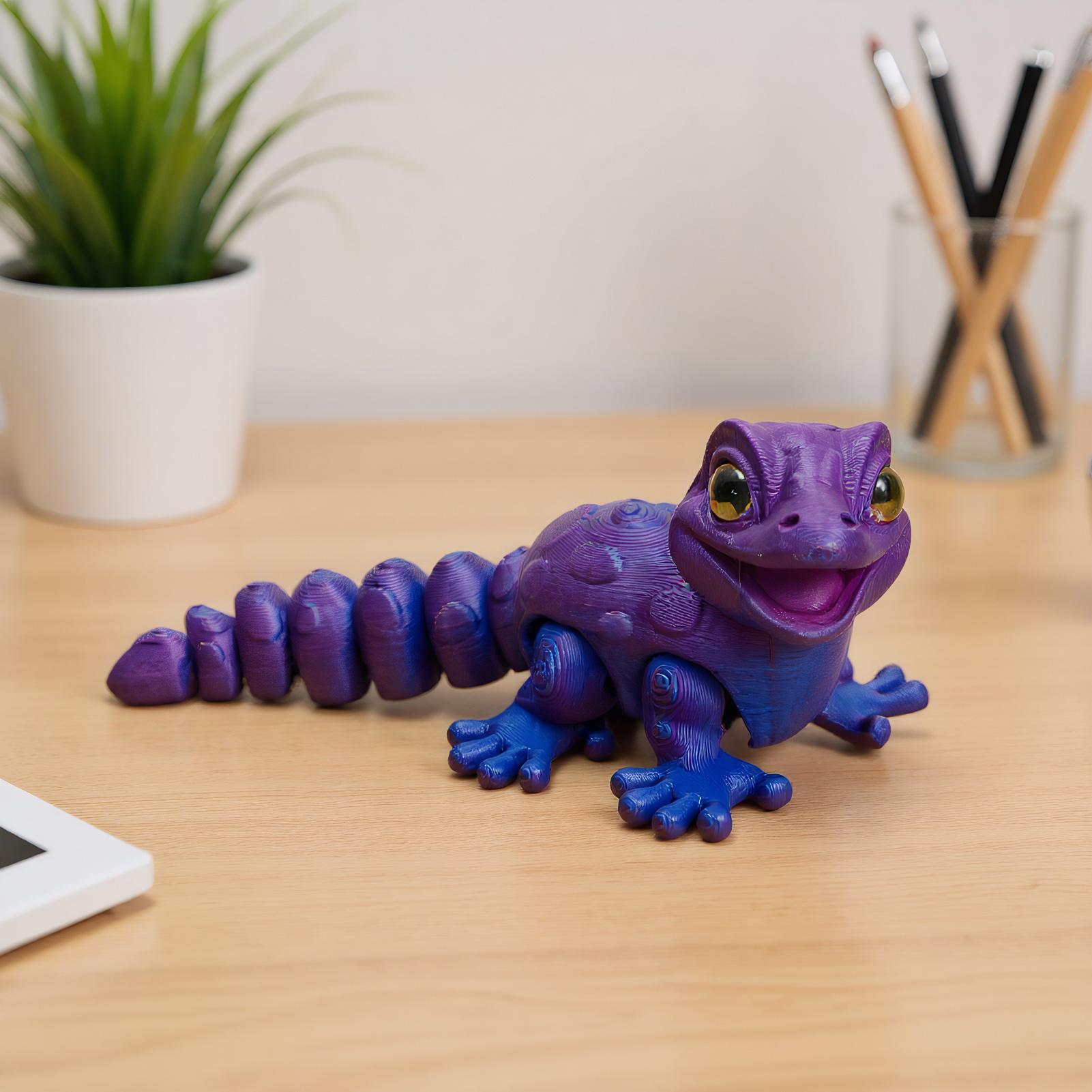 3D Printed Gecko Figurine Liza - 3D Printing Table recensie en prijs