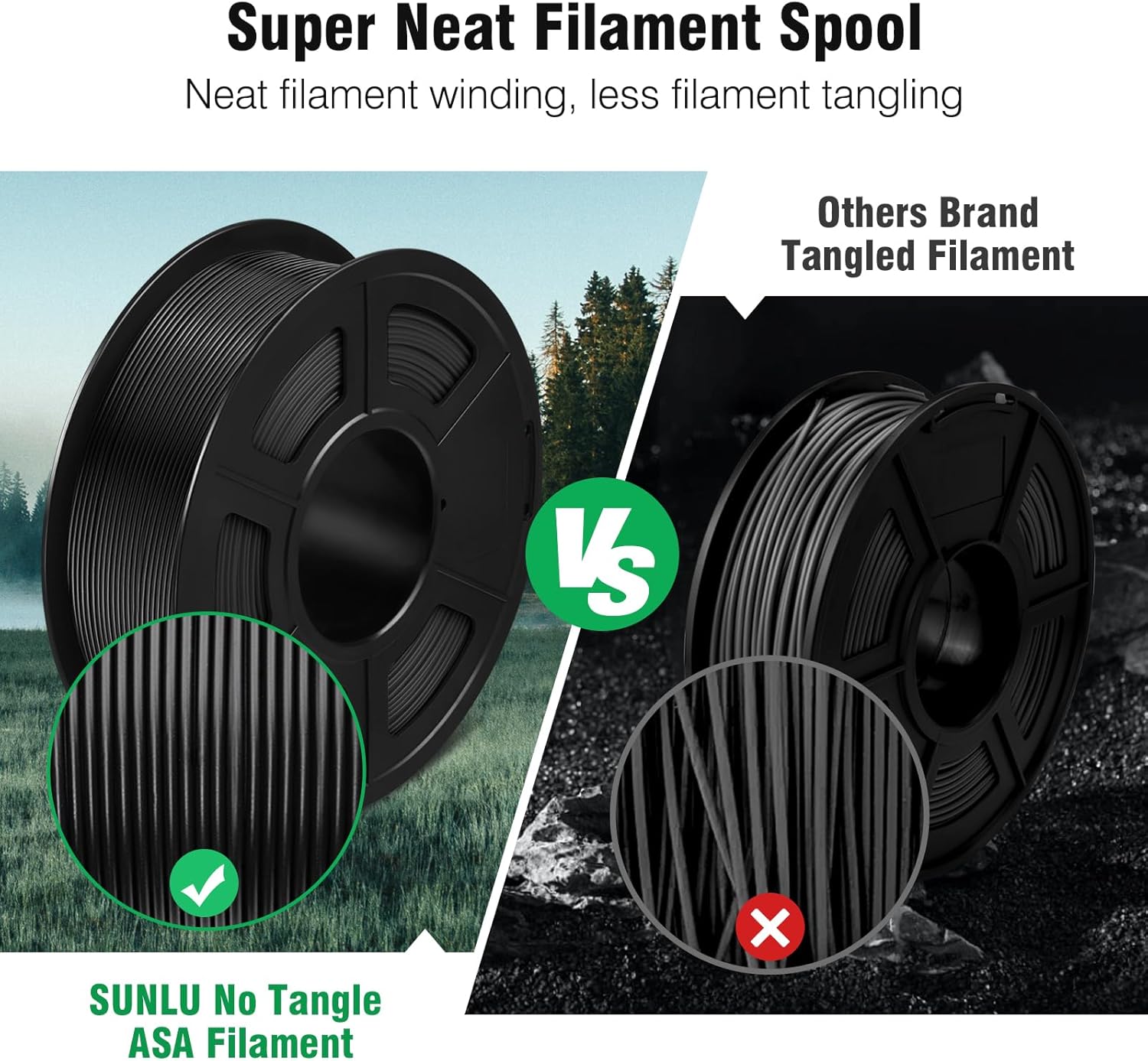 SUNLU 1KG ASA Filament 1.75mm, - Asa Filament Outdoor recensie en prijs
