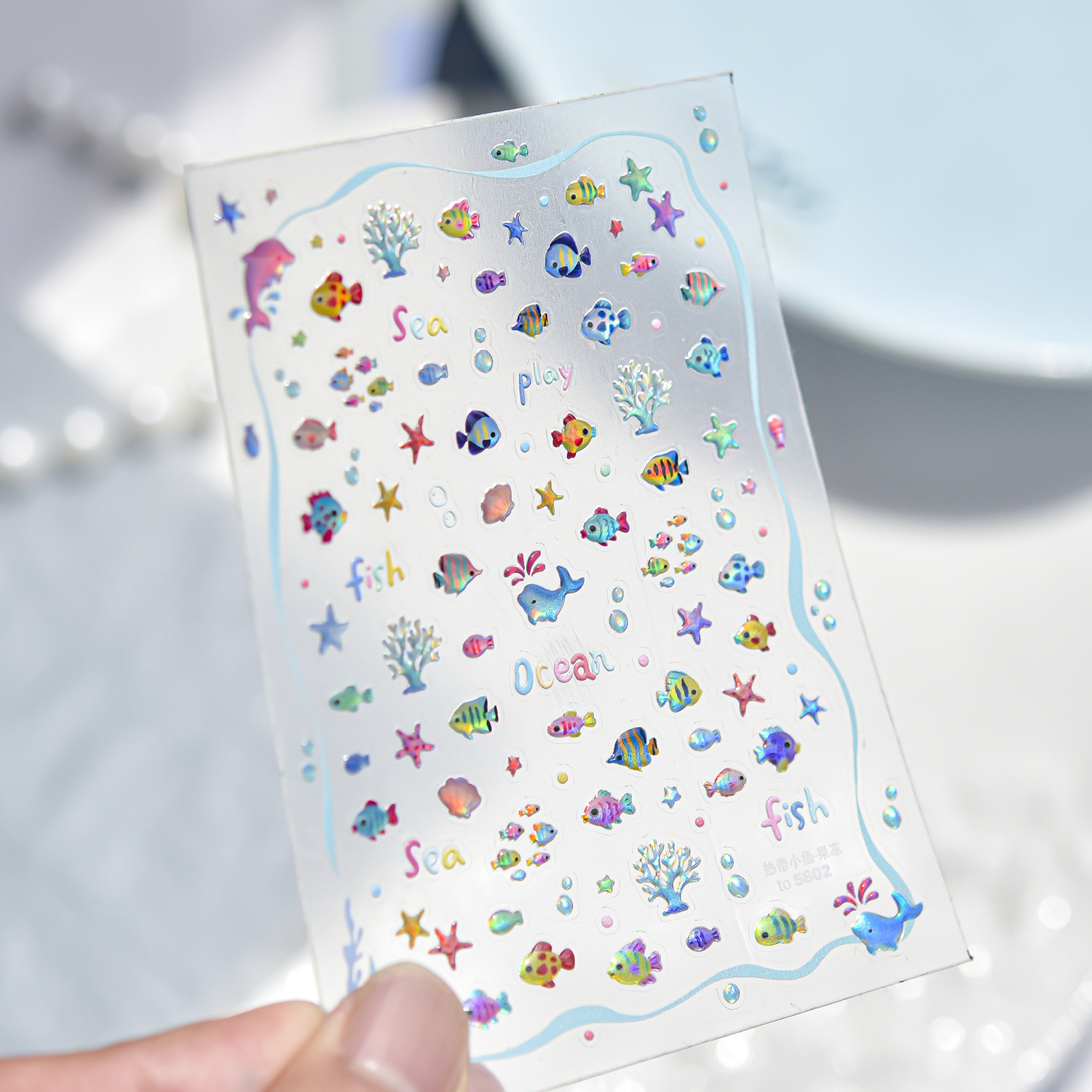 Jelly 3D Nail Stickers Summer  - 3D Printing Epoxy Resin recensie en prijs
