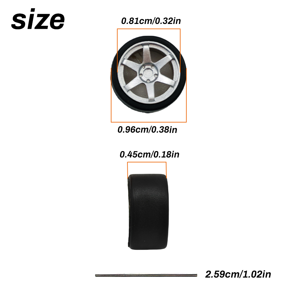 1:64 Scale Model Car Wheels Ri - 3D Printing Diecast Cars recensie en prijs
