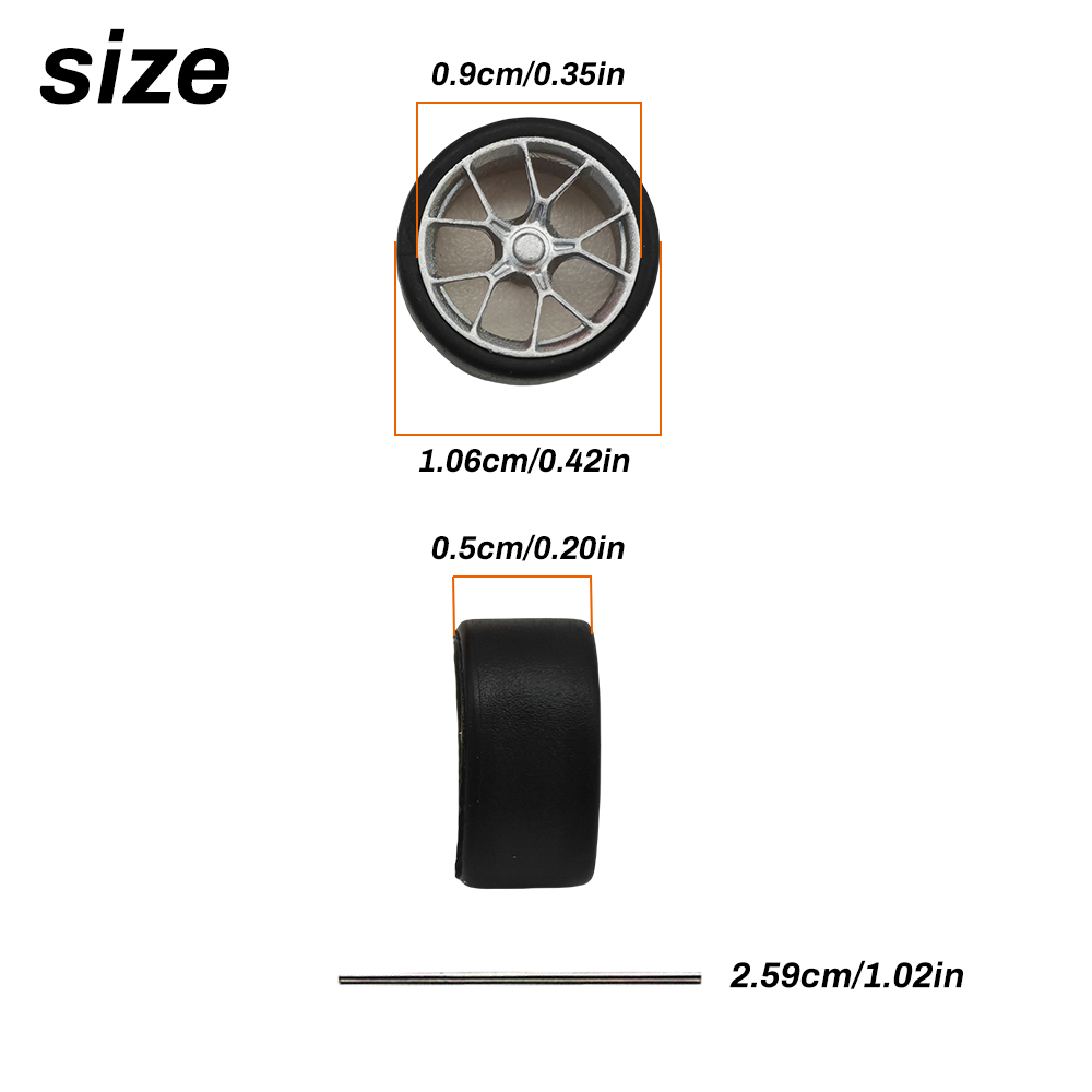 1:64 Scale Model Car Wheels Ri - 3D Printing Diecast Cars recensie en prijs