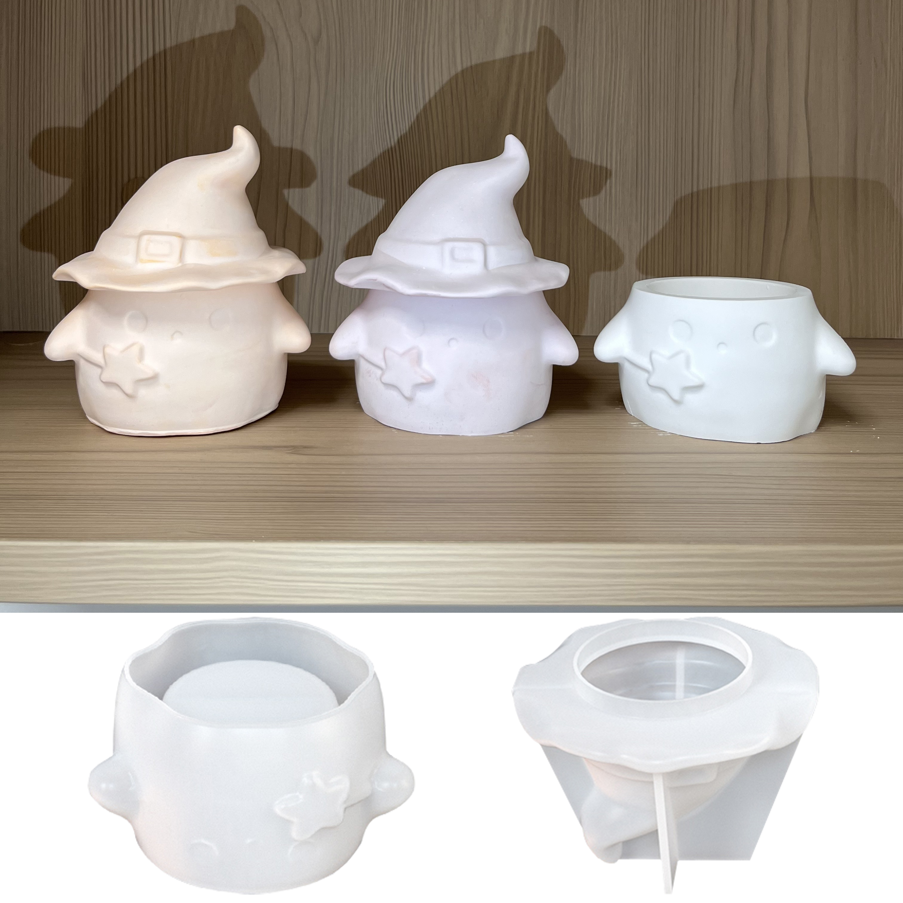 1PC Ghost Silicone Resin Mold, - 3D Printing Epoxy Resin recensie en prijs