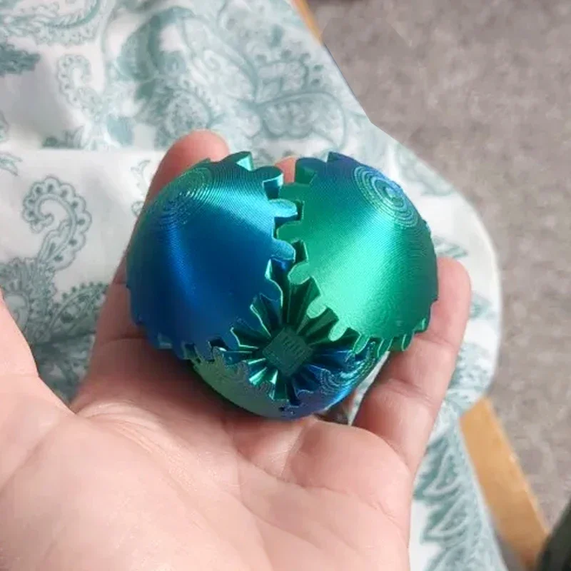 Gear Ball 3D Printed Fidget To - 3D Printing Table recensie en prijs