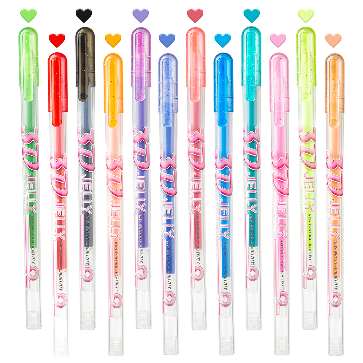 SHANDS 12PCS 3D Jelly Gel Pens - 3D Printing Epoxy Resin recensie en prijs