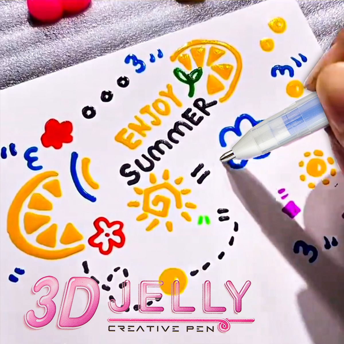 SHANDS 12PCS 3D Jelly Gel Pens - 3D Printing Epoxy Resin recensie en prijs