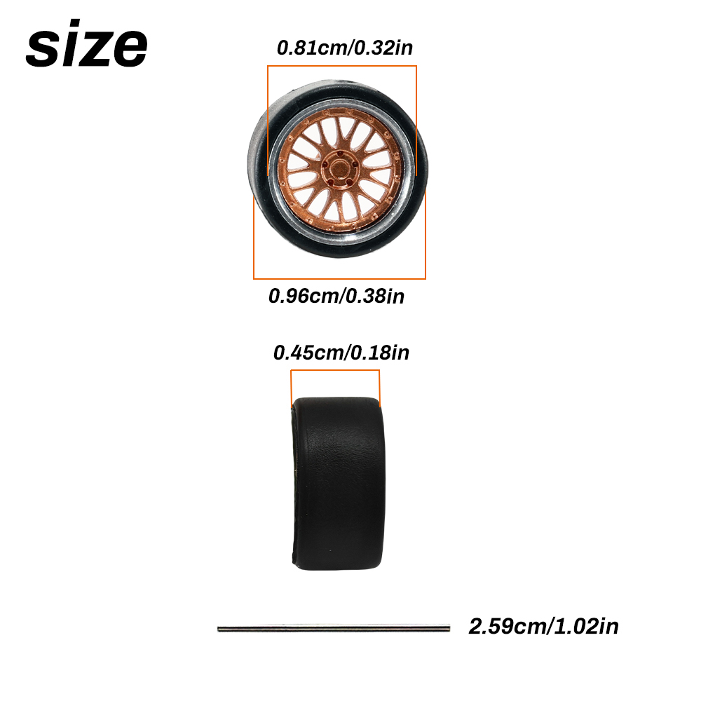 1:64 Scale Model Car Wheels Ri - 3D Printing Diecast Cars recensie en prijs