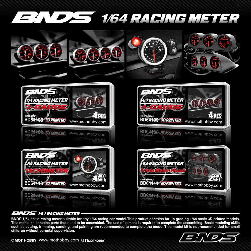 BNDS 1/64 Unpainted Racing Sea - 3D Printing Diecast Cars recensie en prijs