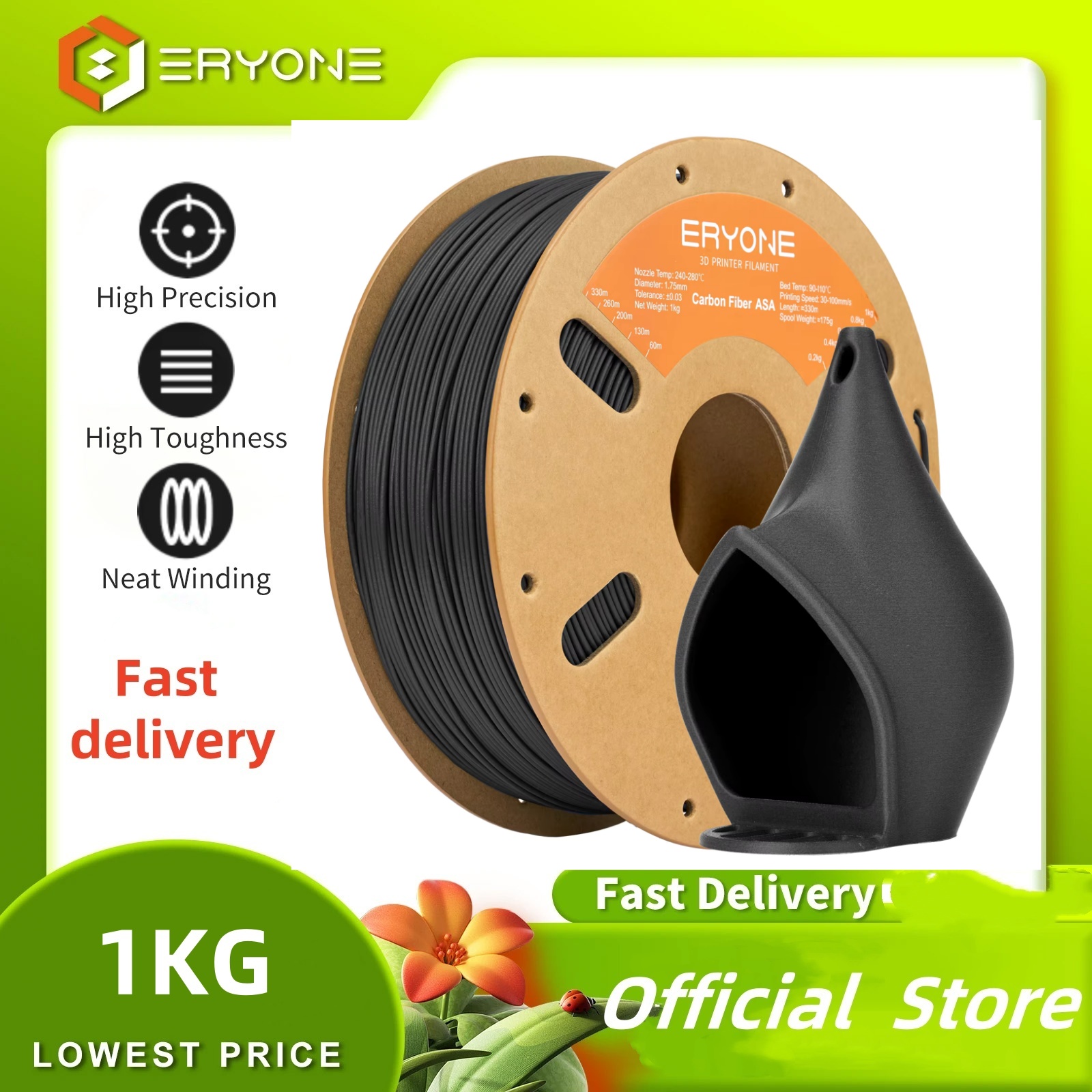 ERYONE 1KG ASA Carbon Fiber Pr - Asa Filament Outdoor recensie en prijs