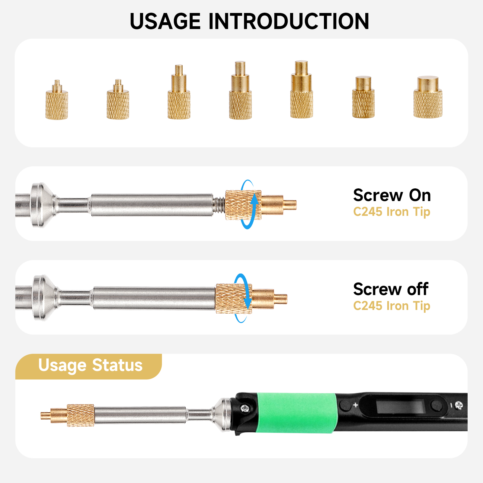 ST Soldering Tips Heat Set Ins - 3D Printing Link recensie en prijs