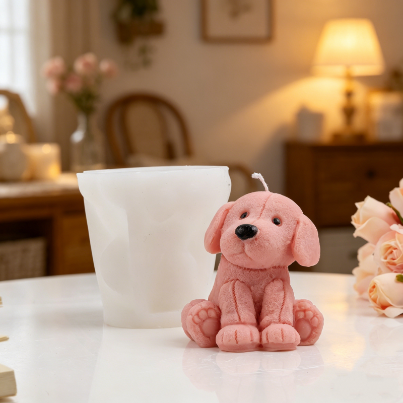 3D Plush Texture Sitting Puppy - 3D Printing Epoxy Resin recensie en prijs