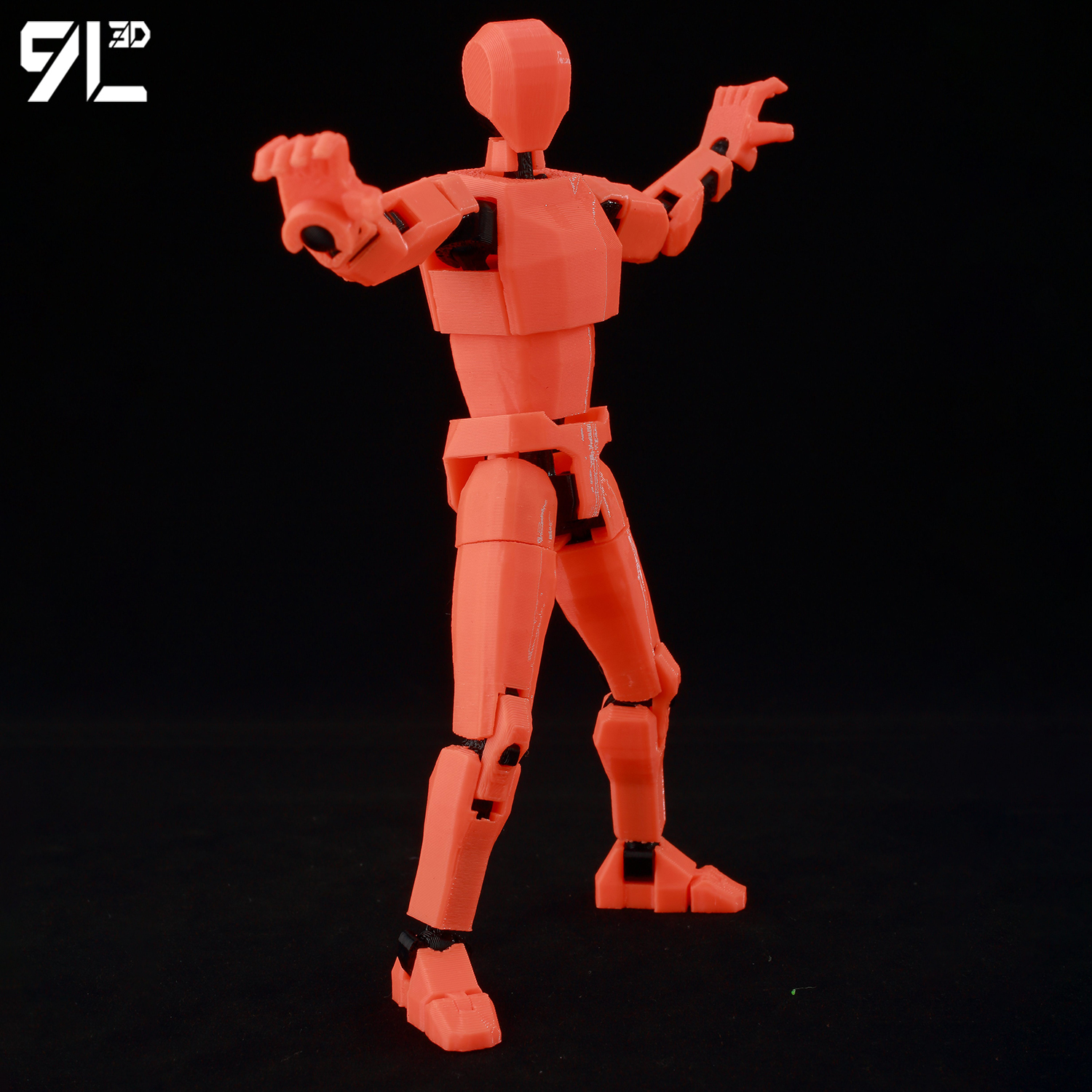9L 3D Printed Articulated Dumm - 3D Printing Link recensie en prijs