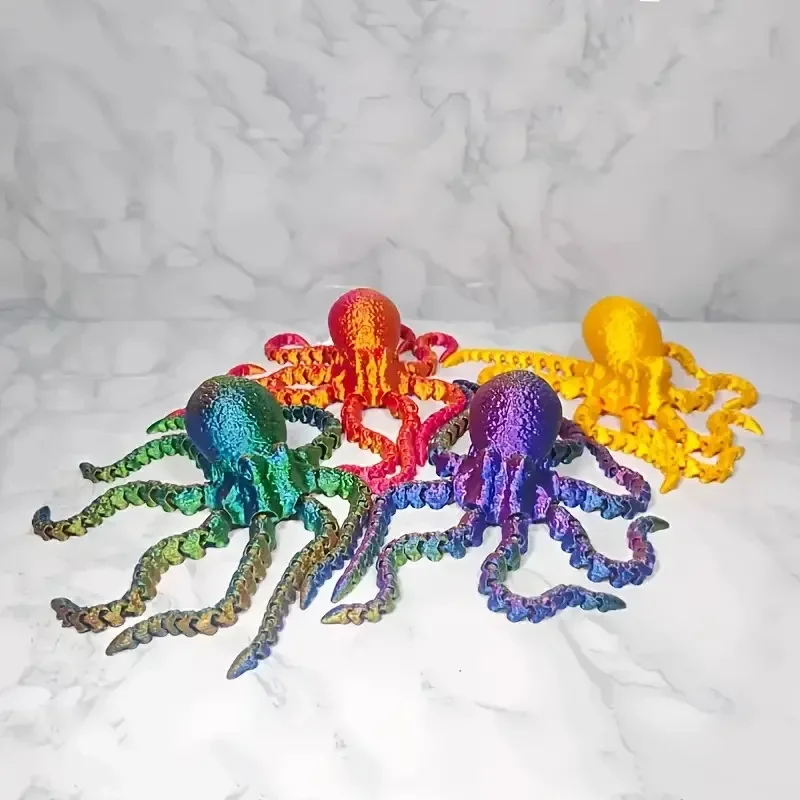 New 19CM 3D Printed Octopus Fi - 3D Printing Table recensie en prijs