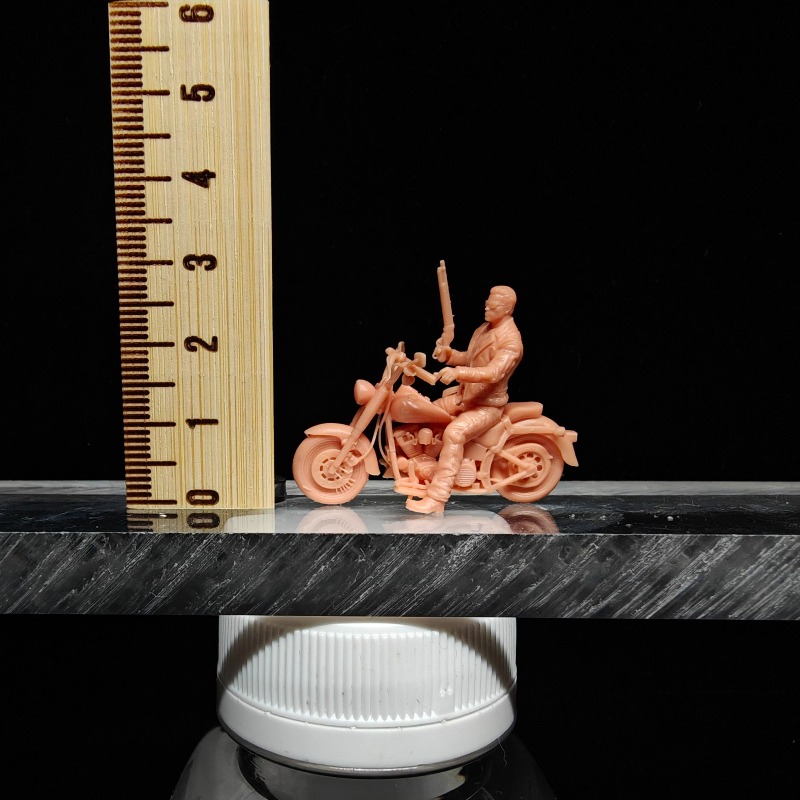 1/64 Scale Miniature Biker Man - 3D Printing Diecast Cars recensie en prijs