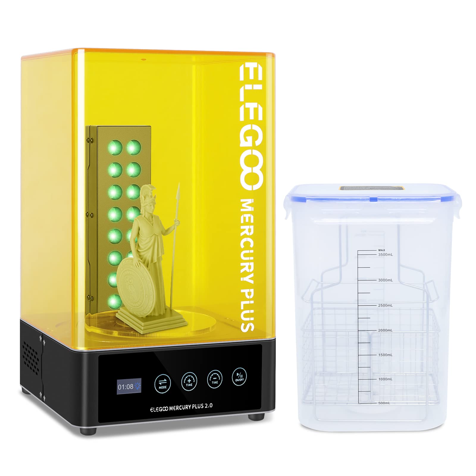 ELEGOO   Plus 2.0 Wash and Cur - 3D Printing Machine recensie en prijs