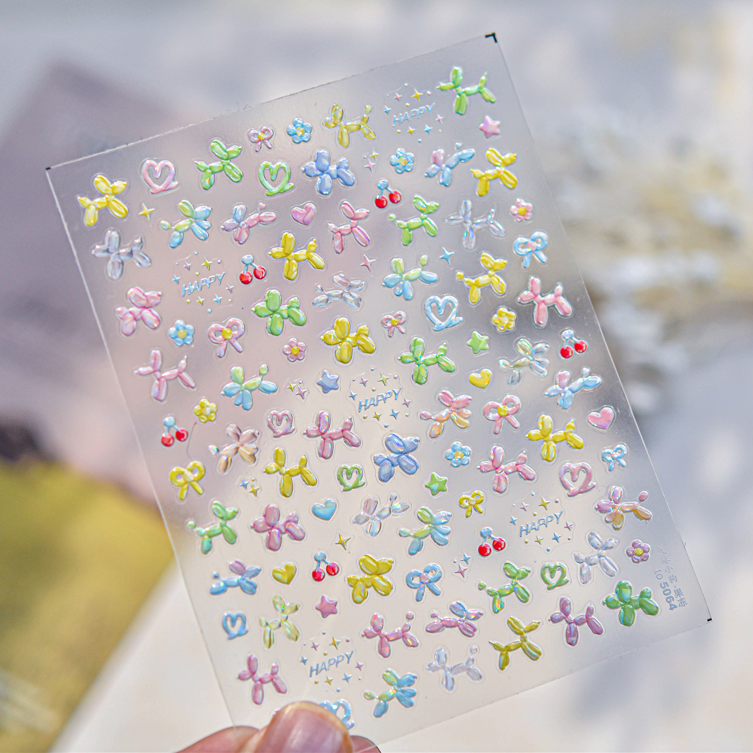 Balloon Puppy Jelly 5D Nail Ar - 3D Printing Epoxy Resin recensie en prijs
