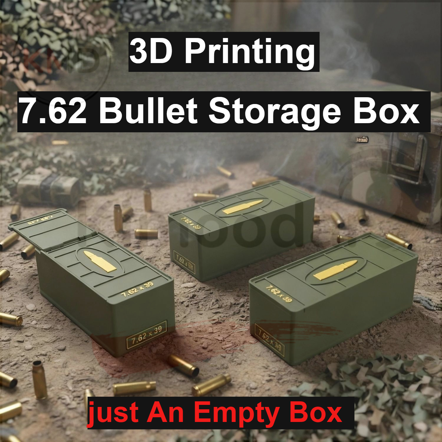 3D Printing 7.62 Bullet Storag - Enclosure 3D Printing recensie en prijs