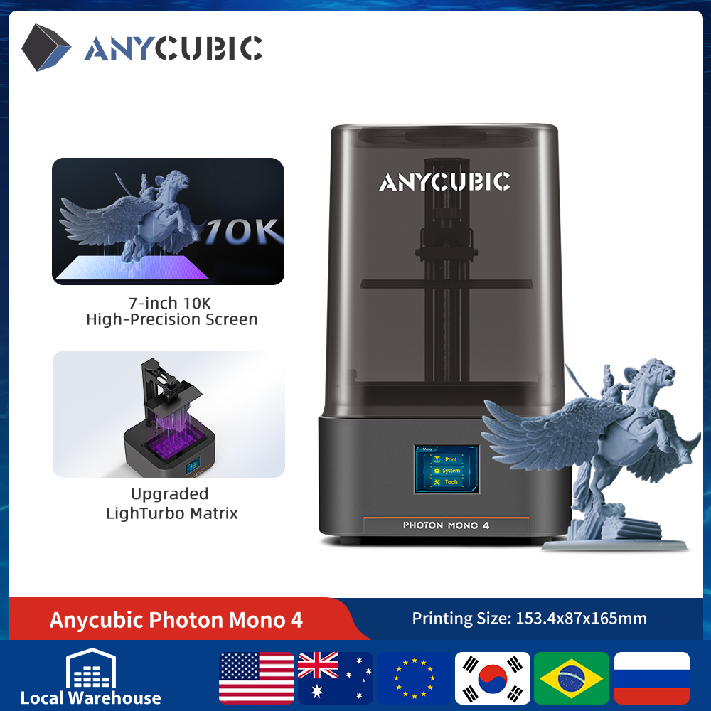 PRESALE ANYCUBIC Photon Mono 4 - 3D Printing Workshop recensie en prijs