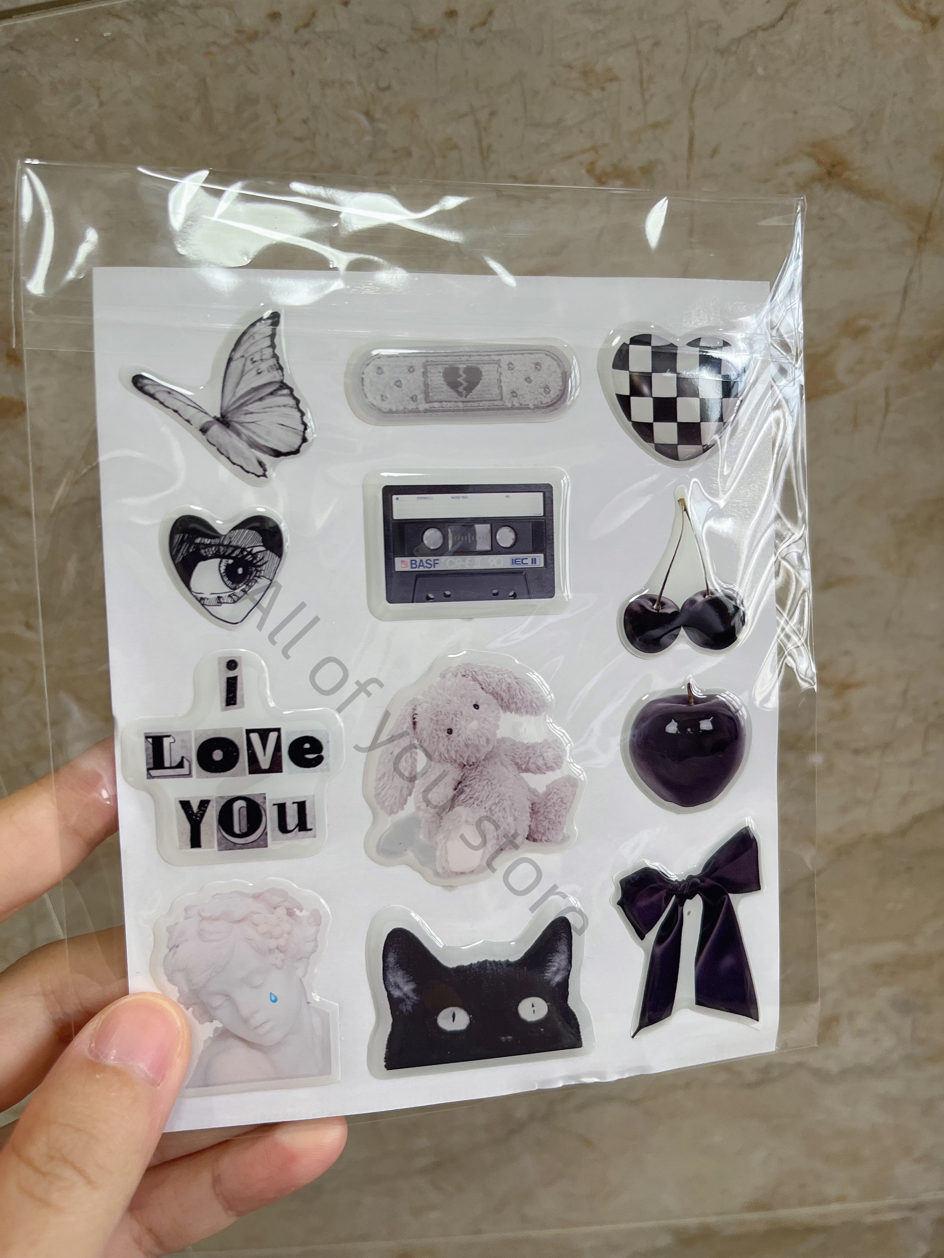 DIY custom phone case sticker  - 3D Printing Epoxy Resin recensie en prijs