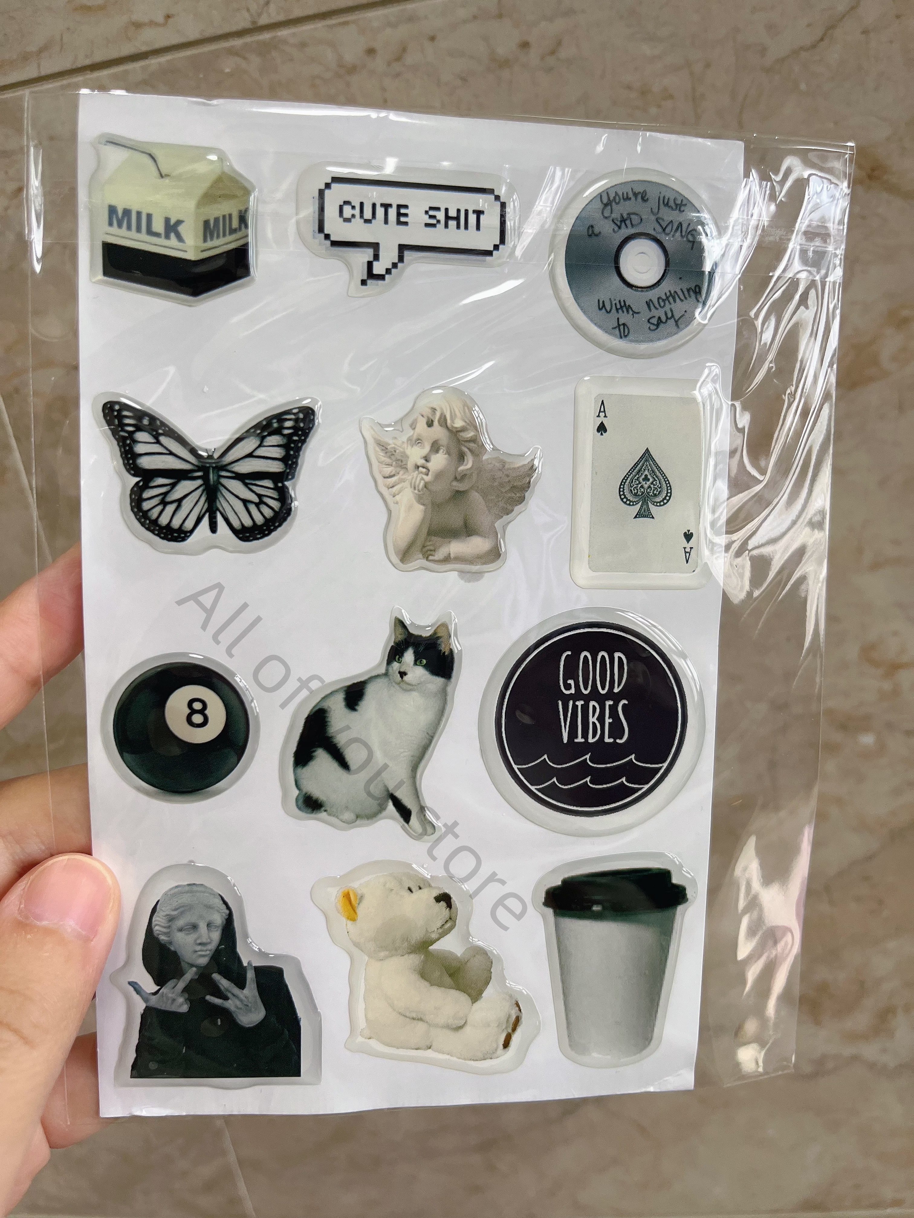 DIY custom phone case sticker  - 3D Printing Epoxy Resin recensie en prijs