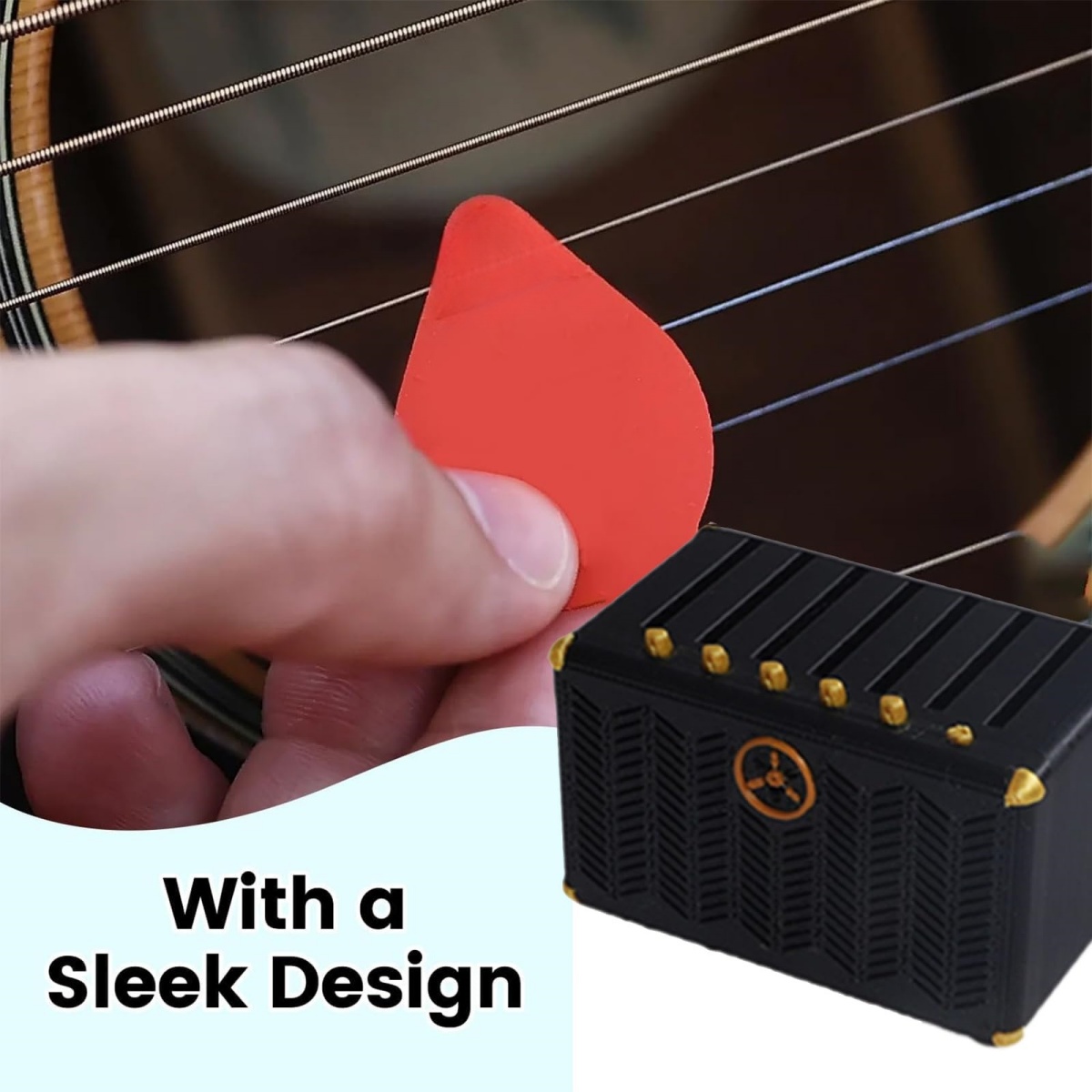 Guitar Pick Holder, 3D Printed - Enclosure 3D Printing recensie en prijs