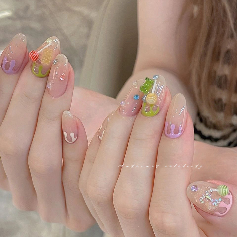 50pcs Mini Bear Nail Art Charm - 3D Printing Epoxy Resin recensie en prijs