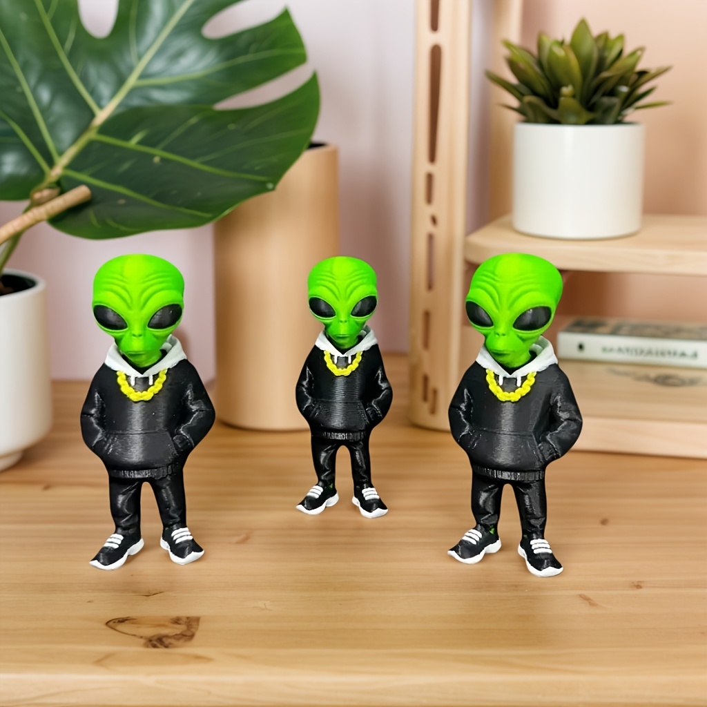 1 Piece Green Alien Figure wit - 3D Printing Table recensie en prijs