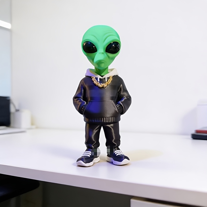 1 Piece Green Alien Figure wit - 3D Printing Table recensie en prijs